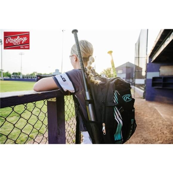 Storm Backpack Equipment Bag | Girls T-Ball/Youth Baseball & Softball - Picture 6 of 7